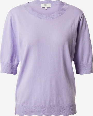 Noa Noa Sweater 'Louisa' in Purple: front