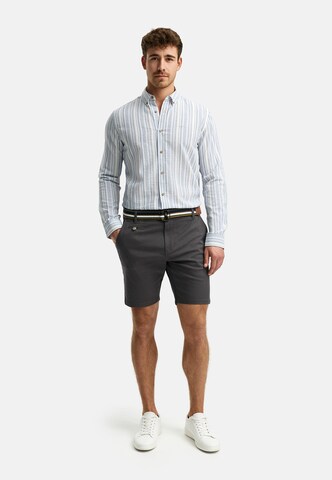 INDICODE JEANS Regular Trousers 'Thews' in Grey