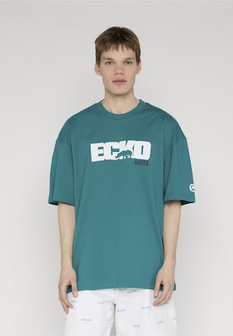 Maglietta di Ecko Unlimited in verde: frontale