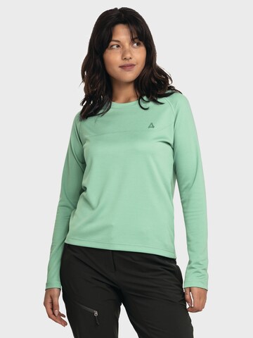 Schöffel Functioneel shirt ' Hiking CIRC Longsleeve Style Smue WMS ' in Groen: voorkant