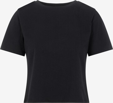 PIECES T-shirt 'RINA' i svart: framsida