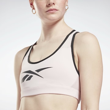 Bustino Reggiseno sportivo di Reebok in rosa