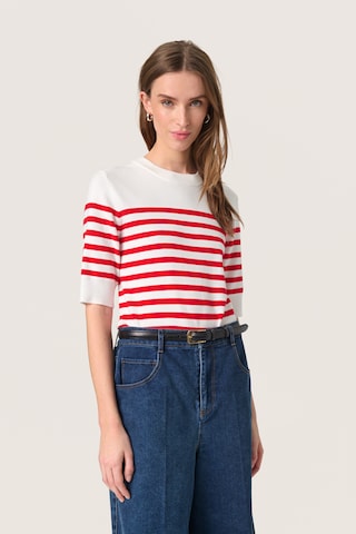 Pull-over 'SLSpina' SOAKED IN LUXURY en blanc : devant
