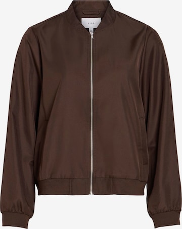 VILA Sweatjacke 'VIPAPAYA' in Braun: Vorderseite