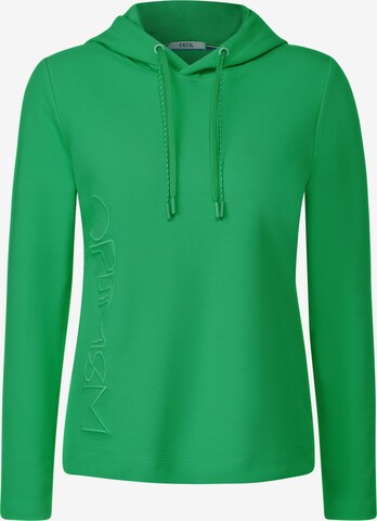 CECIL Sweatshirt in Green: front