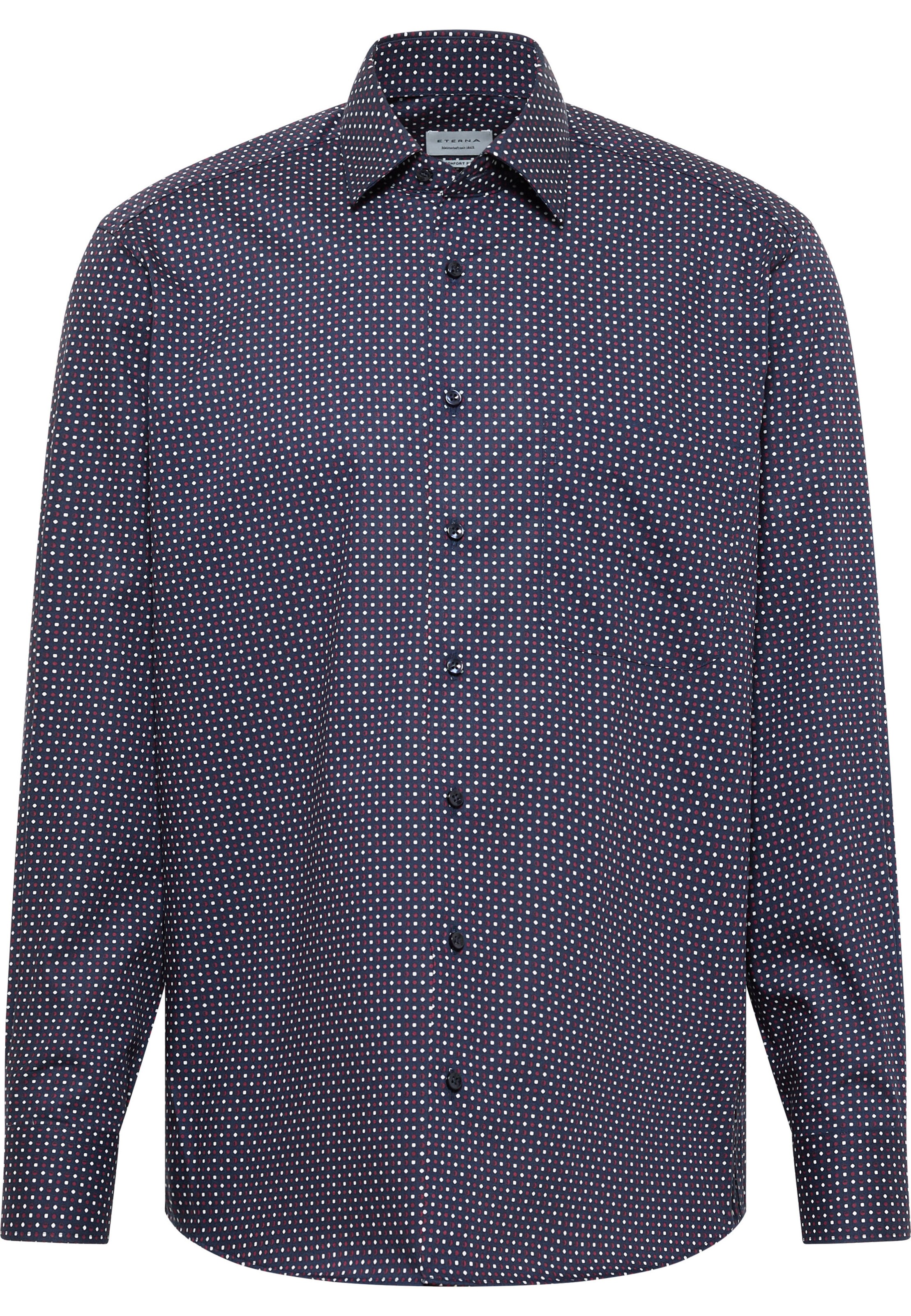 ETERNA Comfort fit Business shirt in Red: front