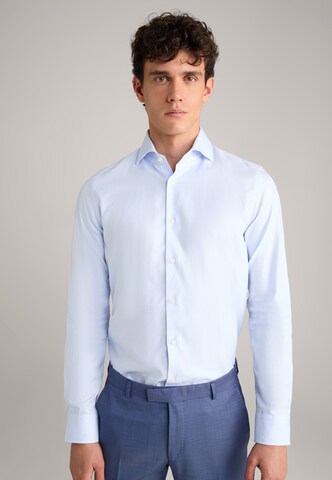 JOOP! Slim fit Business Shirt ' Panko ' in Blue: front