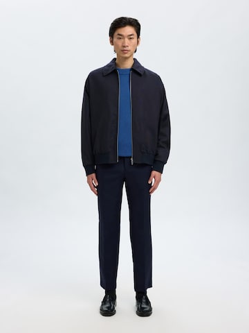 Veste mi-saison SELECTED en bleu