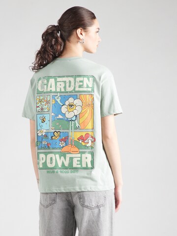 Sublevel T-Shirt in Grün: Vorderseite