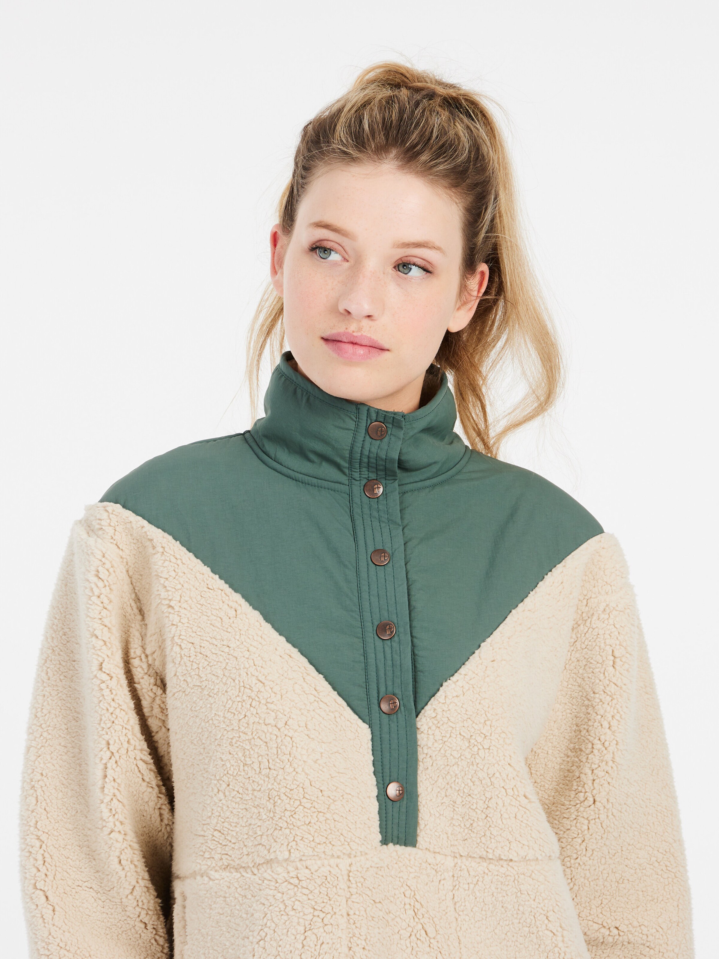 PROTEST Sportief sweatshirt 'PRTCYBER' in Groen