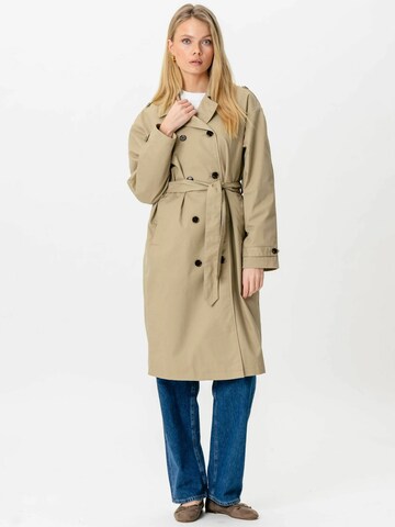 Manteau mi-saison ' Linea Trenchcoat ' TEESHOPPEN en beige