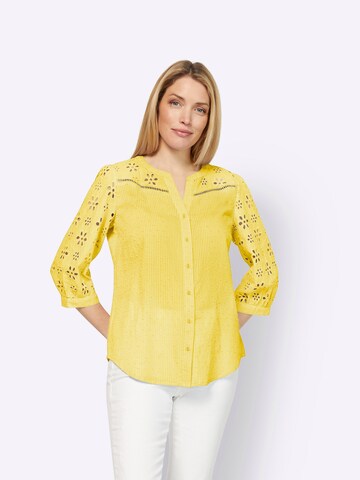 heine Blouse in Geel: voorkant