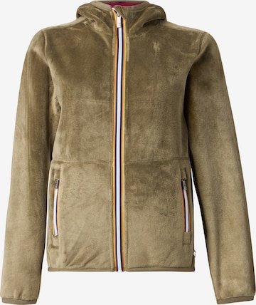 K-Way Fleecejacke in Grün: Vorderseite
