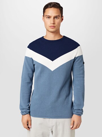 Key Largo Pullover 'RÜDIGER' in Blau: predná strana