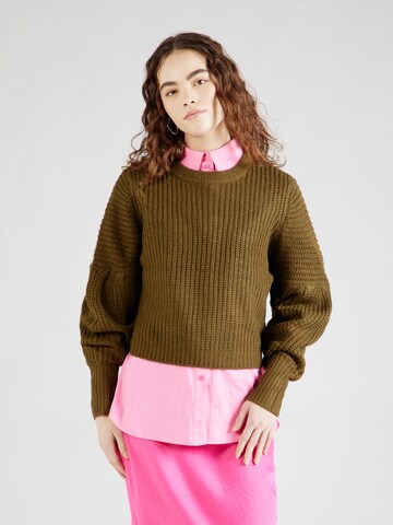 BRAVE SOUL Sweater in Green: front