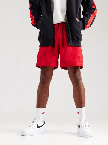 Jordan Loosefit Broek in Rood: voorkant