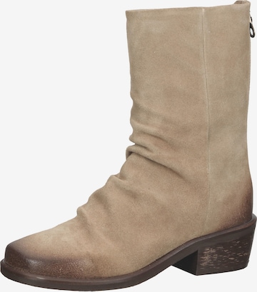 LAZAMANI Ankle Boots in Beige: front