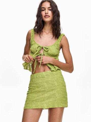 Pull&Bear Sukňa - Zelená