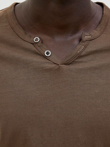 JACK & JONES Regular fit Shirt 'JJESPLIT' in Bruin
