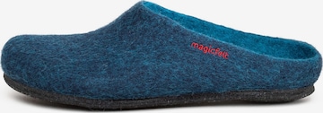 MagicFelt Huisschoenen 'Magifelt' in Blauw: voorkant
