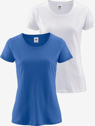 FRUIT OF THE LOOM Shirt in Blue: front