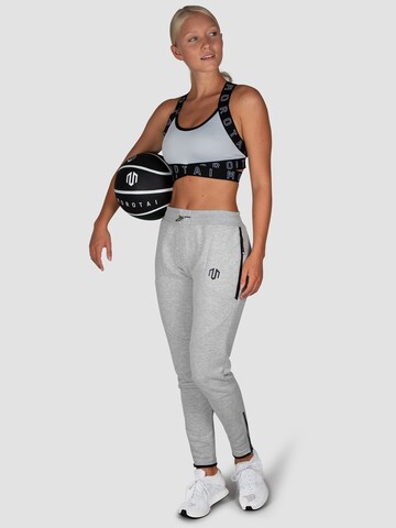 MOROTAI Slimfit Sporthose 'COMFY PERFORMANCE' in Grau