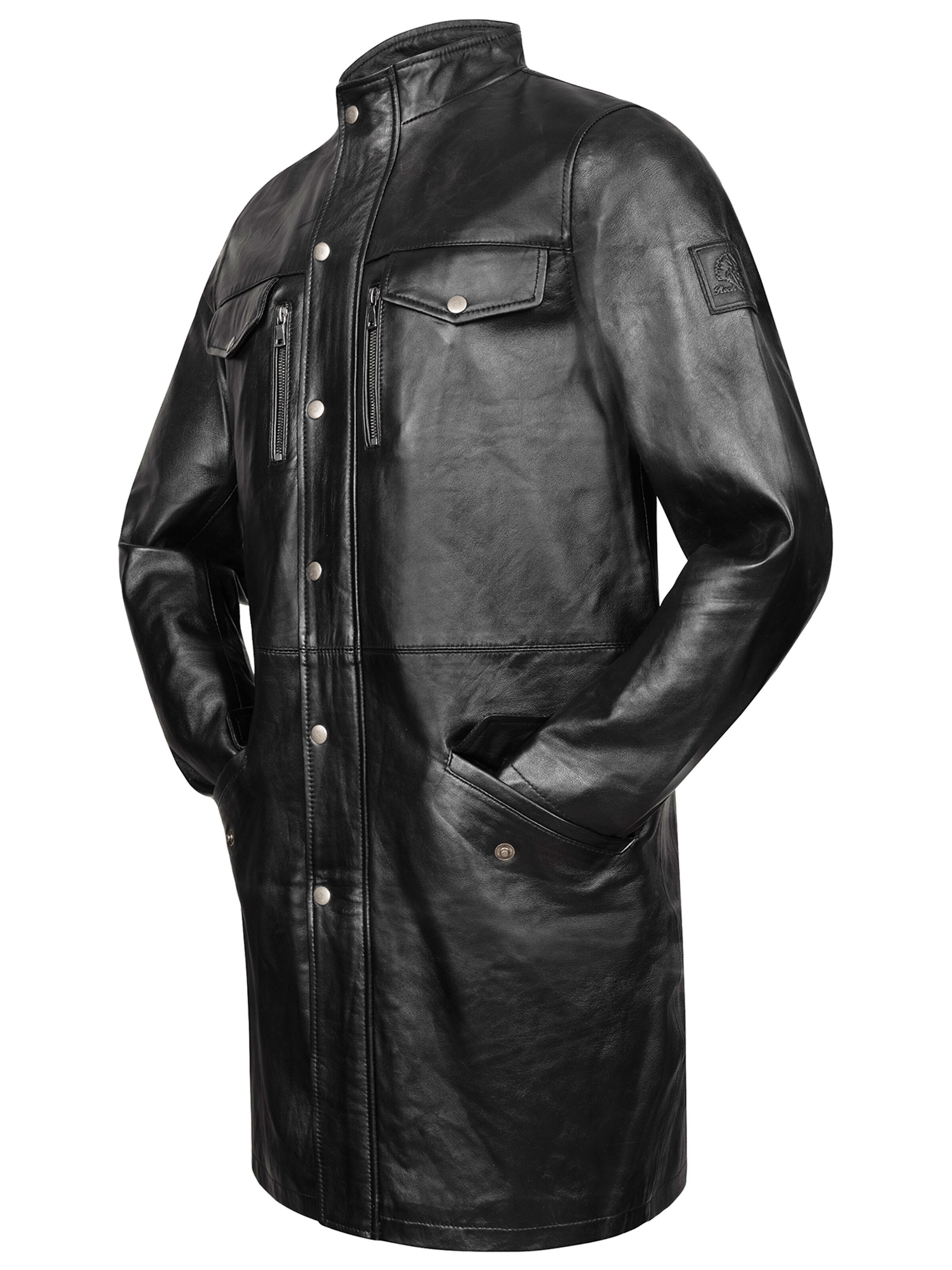 Rock Creek Übergangsmantel in Schwarz