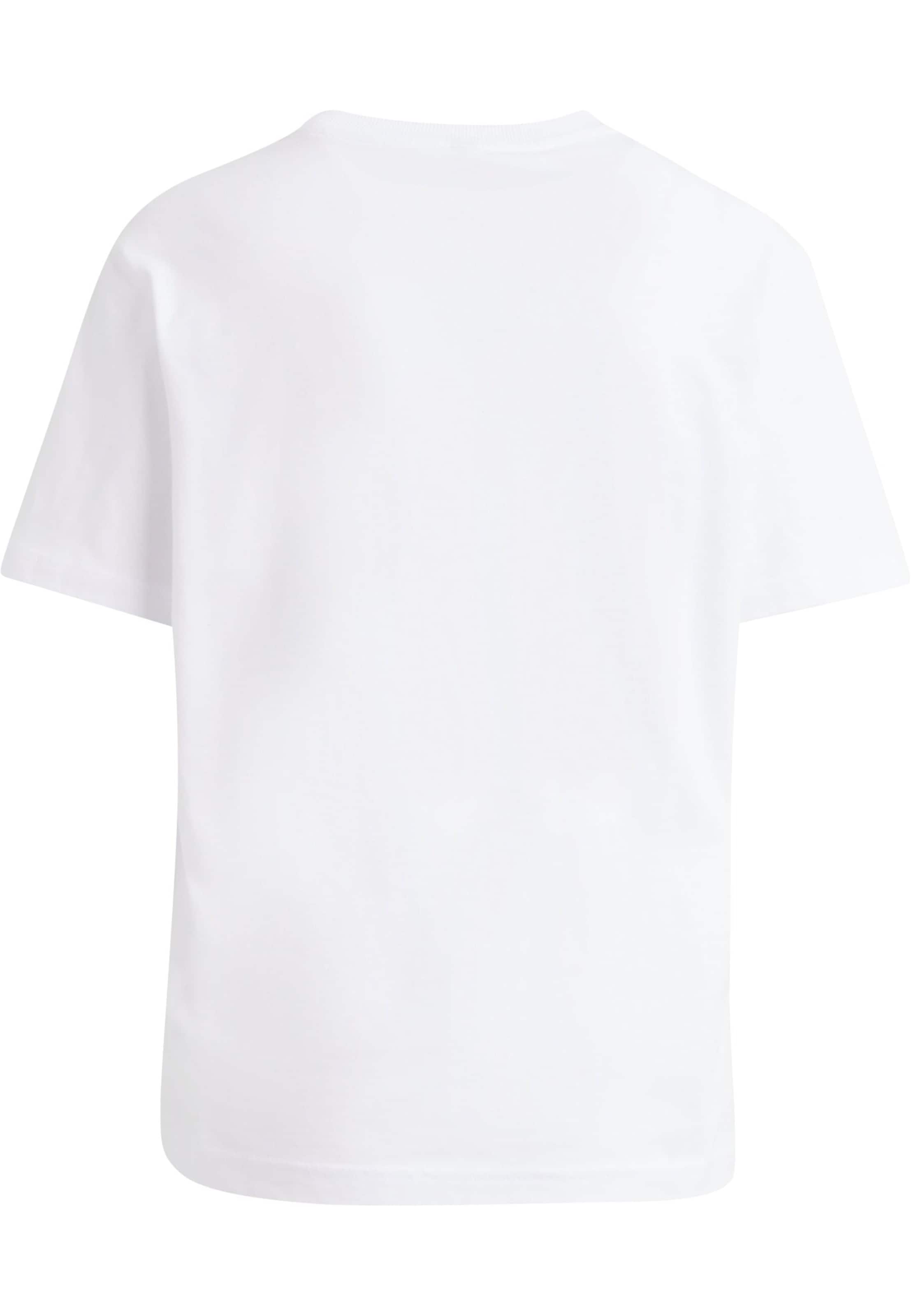 T-shirt 'Be Happy' Mister Tee en blanc