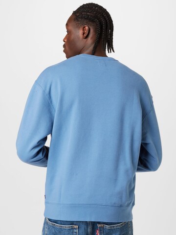 LEVI'S ® Regular Fit Sweatshirt 'RELAXD GRAPHIC CREW BLUES' in Blau