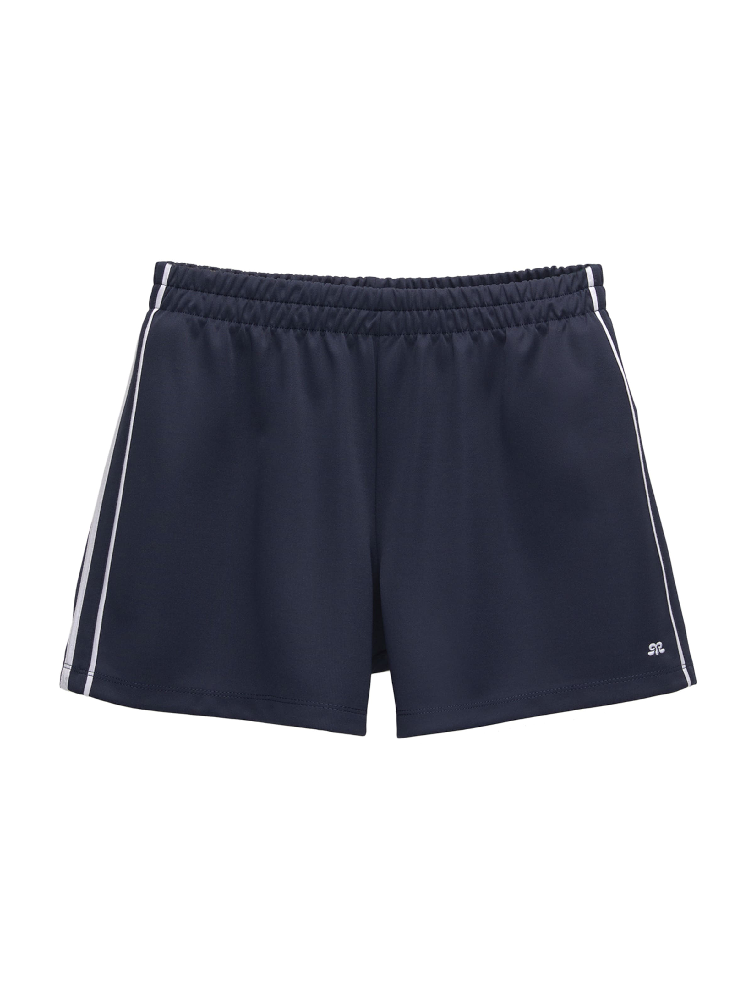 Pull&Bear Regular Trousers in Blue: front