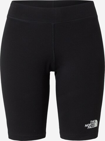 THE NORTH FACE Slimfit Leggings 'Interlock' in Zwart: voorkant