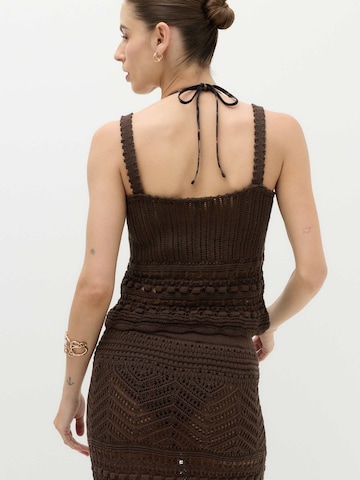 Marks & Spencer Knitted vest in Brown