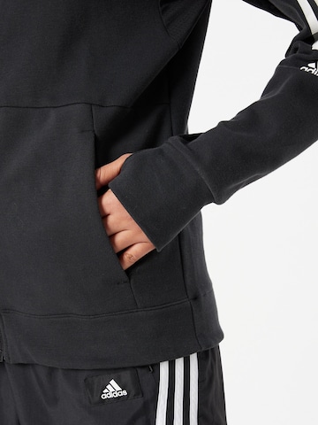 ADIDAS SPORTSWEAR Sports sweat jacket 'Aeroready ' in Black