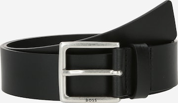 BOSS Black Belt 'Rummi' in Black: front