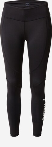 PUMA Skinny Športové nohavice - Čierna: predná strana
