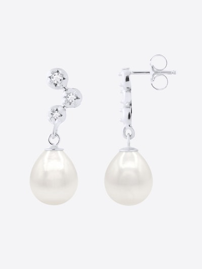 Ateliers Saint Germain Boucles d'oreilles 'WAGRAM' en One Size en blanc, Vue avec produit