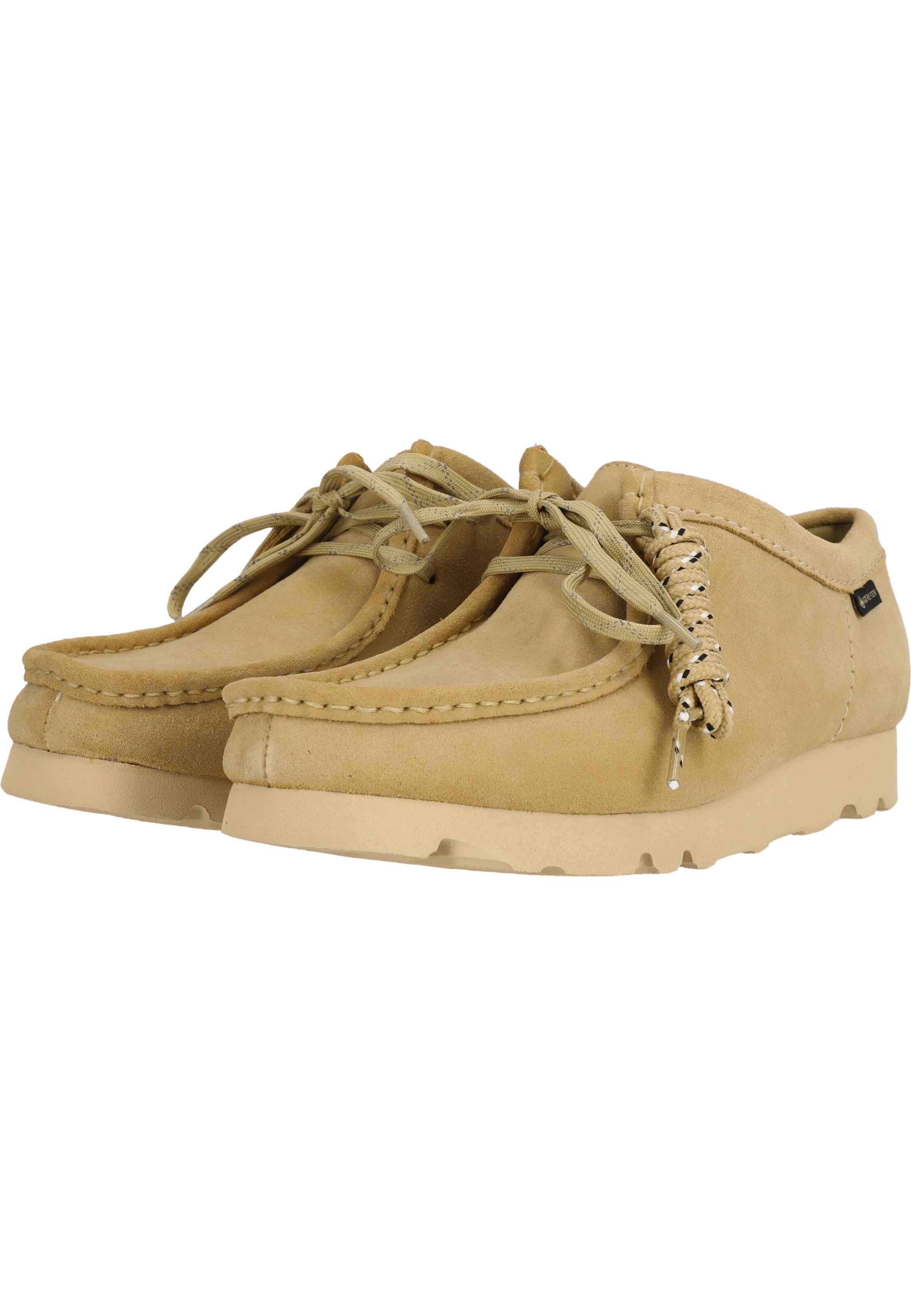 CLARKS Lace-up shoe 'WallabeeGTX' in Beige