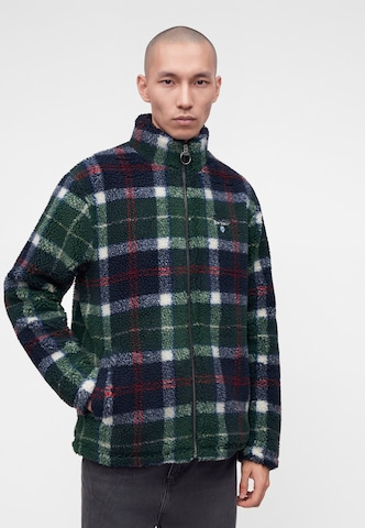 Veste en polaire 'Tartan' Barbour en vert