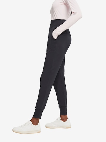 Effilé Pantalon de sport ESPRIT en noir