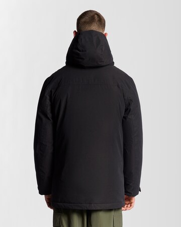 Parka mi-saison Lyle & Scott en noir