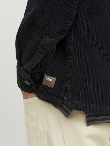 R.D.D. ROYAL DENIM DIVISION Comfort fit Button Up Shirt in Black