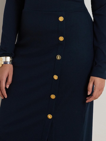 Lauren Ralph Lauren Plus Kjole 'GRIVALLE' i blå