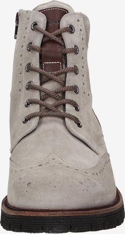 SIOUX Lace-Up Boots 'Dilip' in Grey