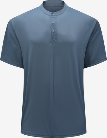 ALLTHEMEN Shirt 'Atmen' in Blau: Vorderseite