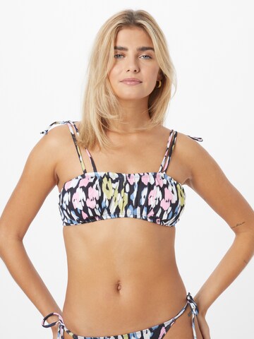 Warehouse Bandeau Bikinitop in Mischfarben