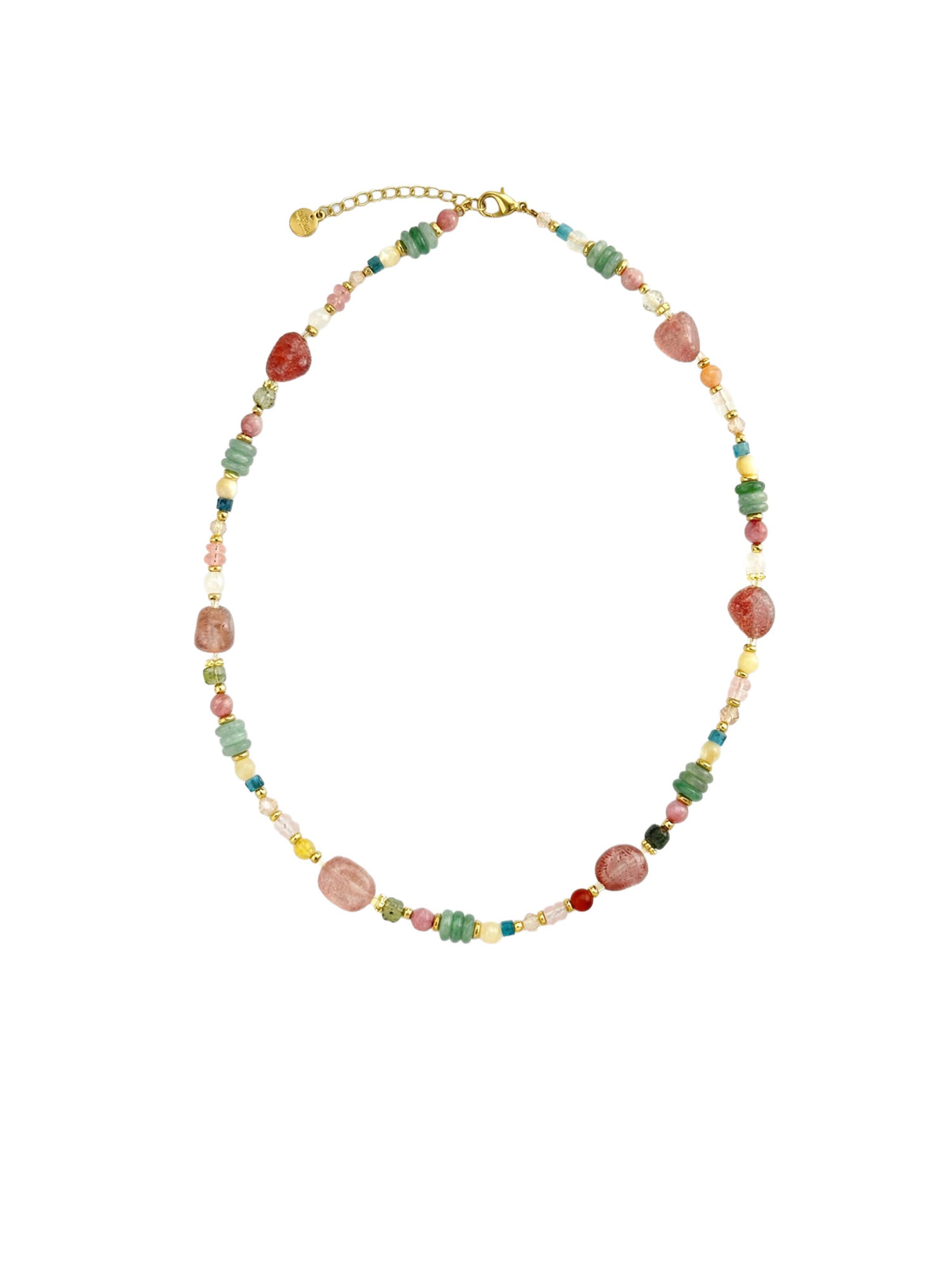 Nemomatheo Kette 'Spring Bloom'‌‌‌‌‌ in Mischfarben: Vorderseite