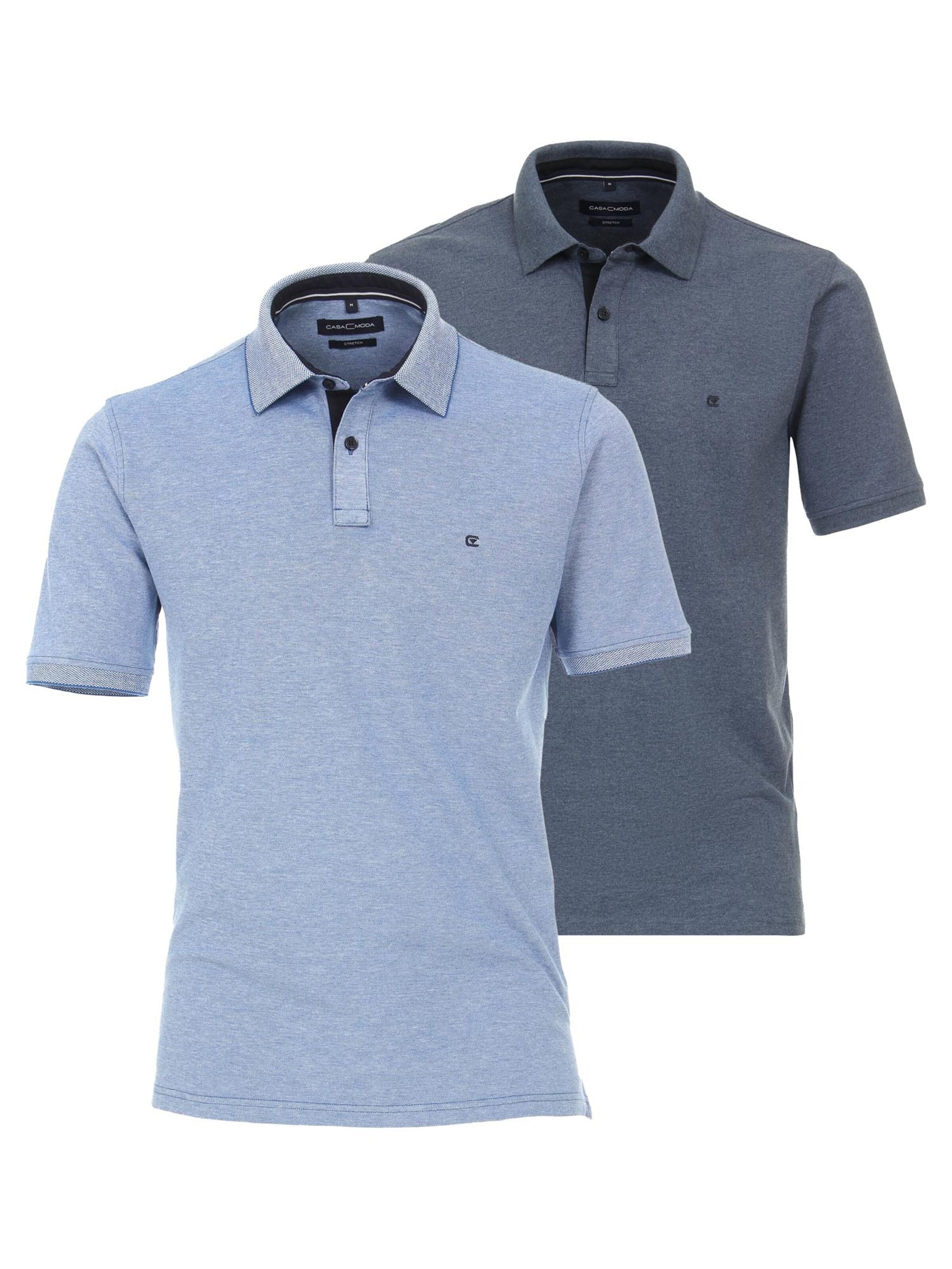 CASAMODA Shirt 'Basic'‌‌ in Blau: Vorderseite