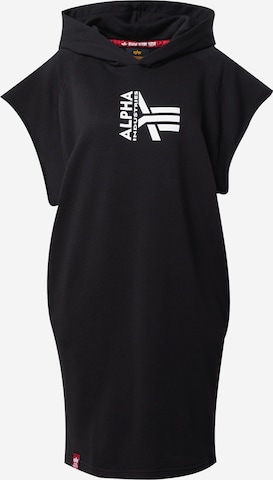 ALPHA INDUSTRIES Dress in Black: front