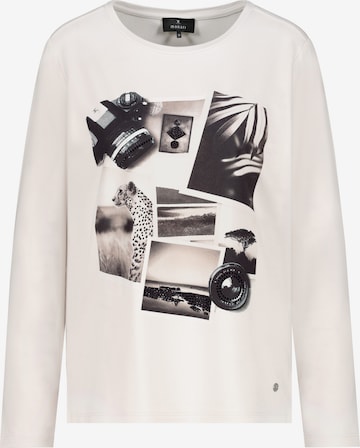 balta monari Marškinėliai: priekis