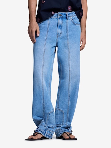 Desigual Wide Leg Farkut värissä sininen: etupuoli